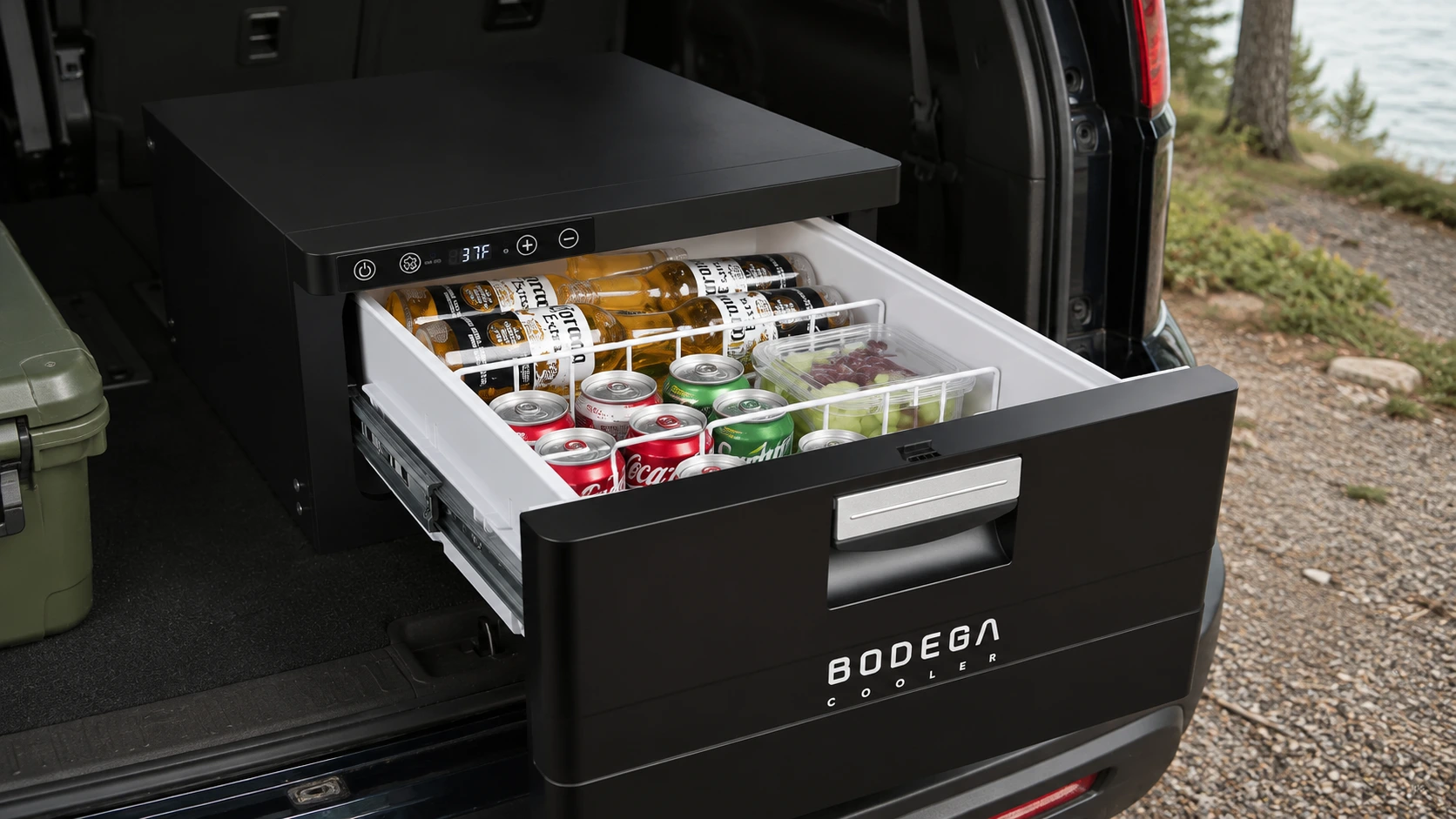 BODEGAcooler 33QT low-profile 12V drawer refrigerator